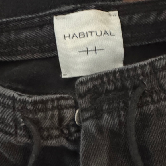 Habitual Women's Wide Leg Black Jeans - Picture 2 of 5